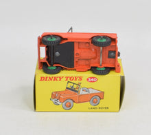 Dinky toy 340 Land-Rover Virtually Mint/Boxed (Green plastic hubs)