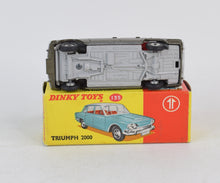 Dinky toys 135 Triumph 2000 Promotional Virtually Mint/Nice box (Olive & Cactus)