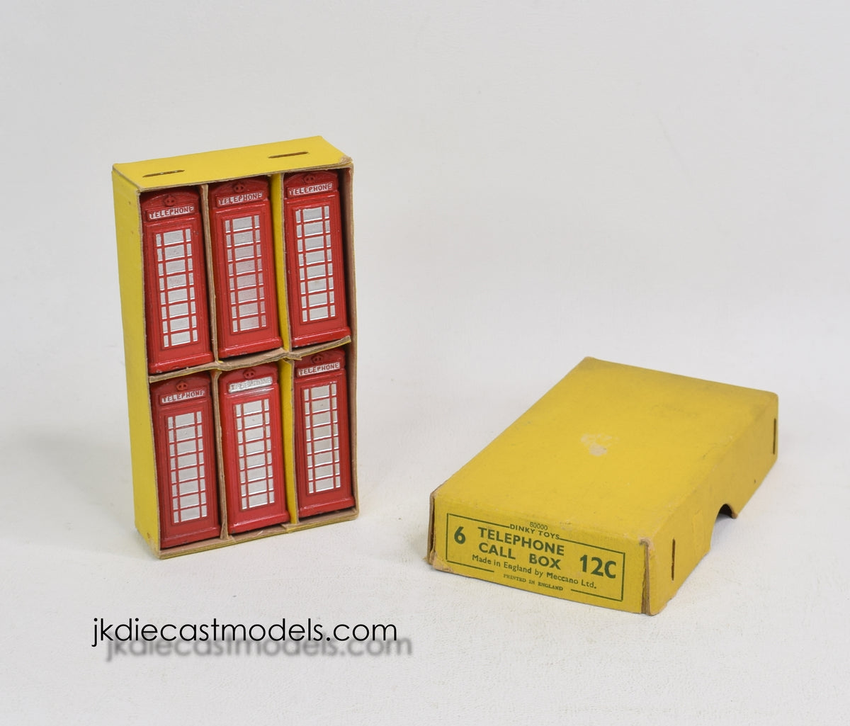 Dinky 12c trade set of 6 Telephone Call box Virtually Mint/Boxed