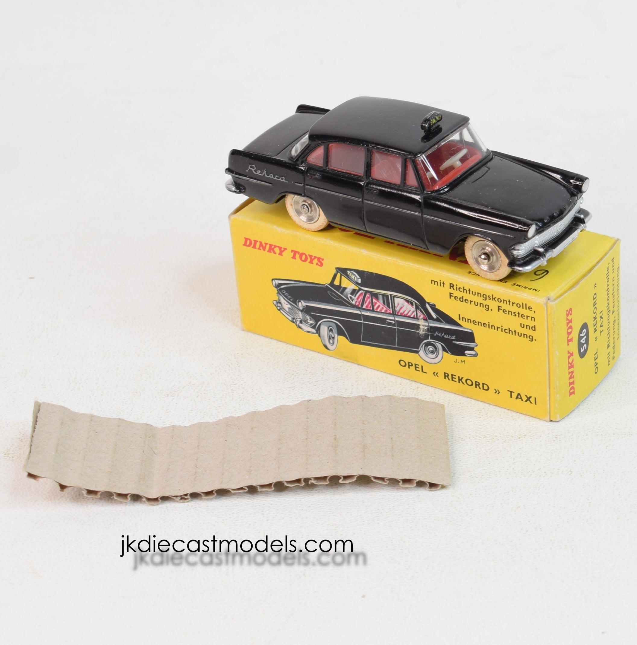 French Dinky 546 Opel 'Rekord' Taxi Virtually Mint/Boxed