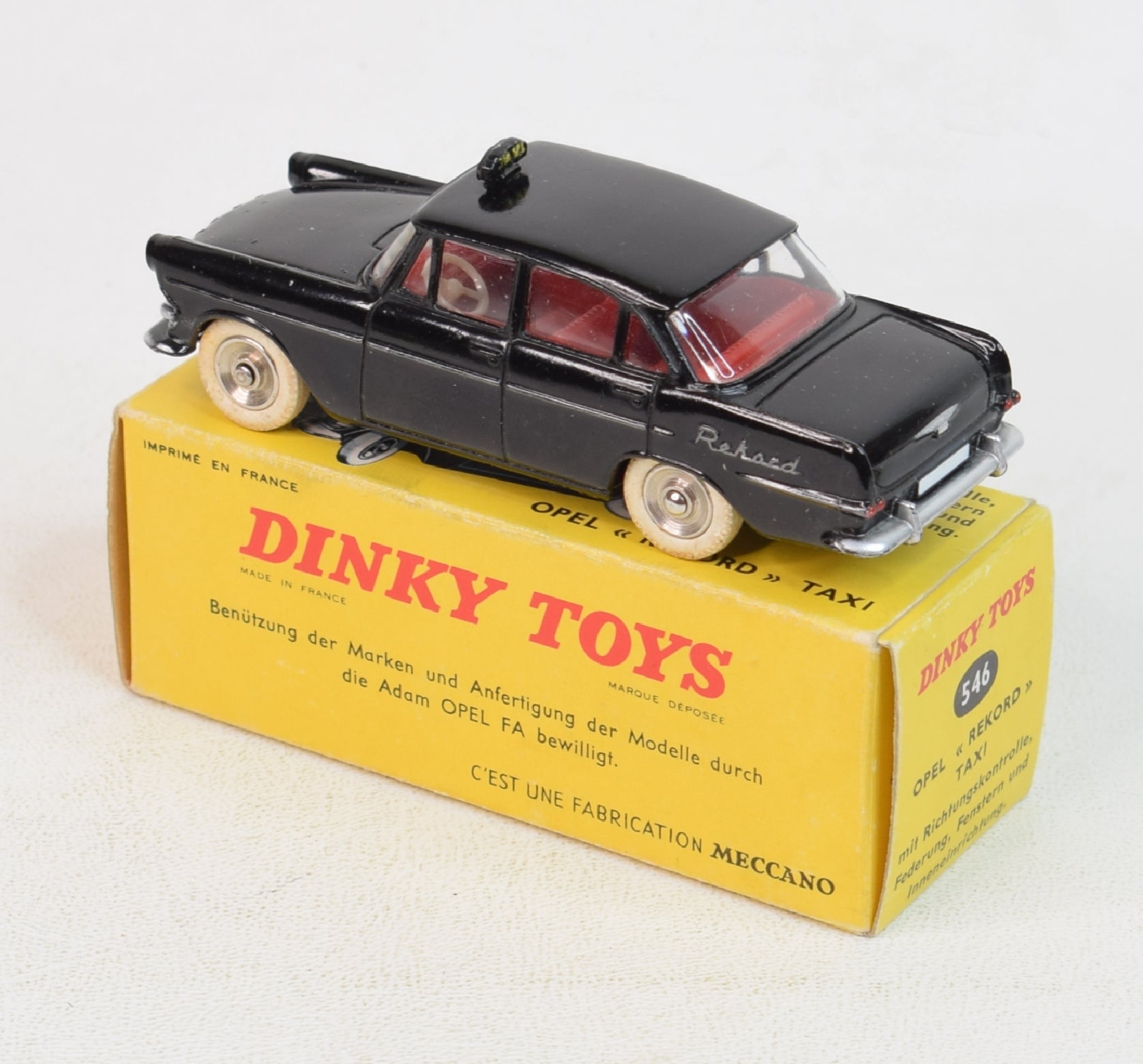 保障できる 546番 ディンキー Toys Dinky OPEL TAXI REKORD ミニカー 