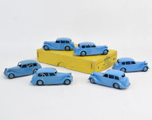 Trade box of 6 Dinky 40b Triumph 1800 Saloon Virtually Mint/Nice box (JC)