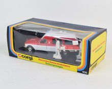 Corgi toys 406 Mercedes 'FALCK' Ambulance (Old store stock)