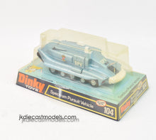 Dinky Toys 104 S.P.V Virtually Mint/Lovely box (1974 plinth) 'Llanellen' Collection