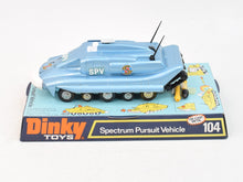 Dinky Toys 104 S.P.V Virtually Mint/Lovely box (1974 plinth) 'Llanellen' Collection