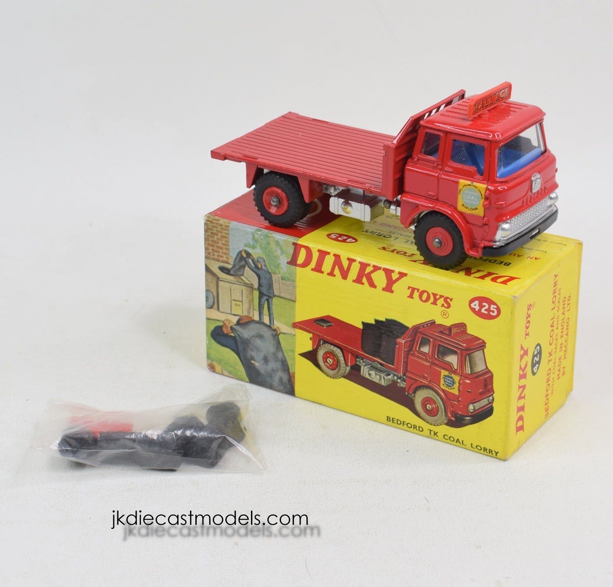 Dinky Toys 425 Bedford TK Coal Truck Virtually Mint/Nice box