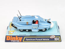 Dinky Toys 104 S.P.V Virtually Mint/Lovely box (1974 plinth) 'Llanellen' Collection