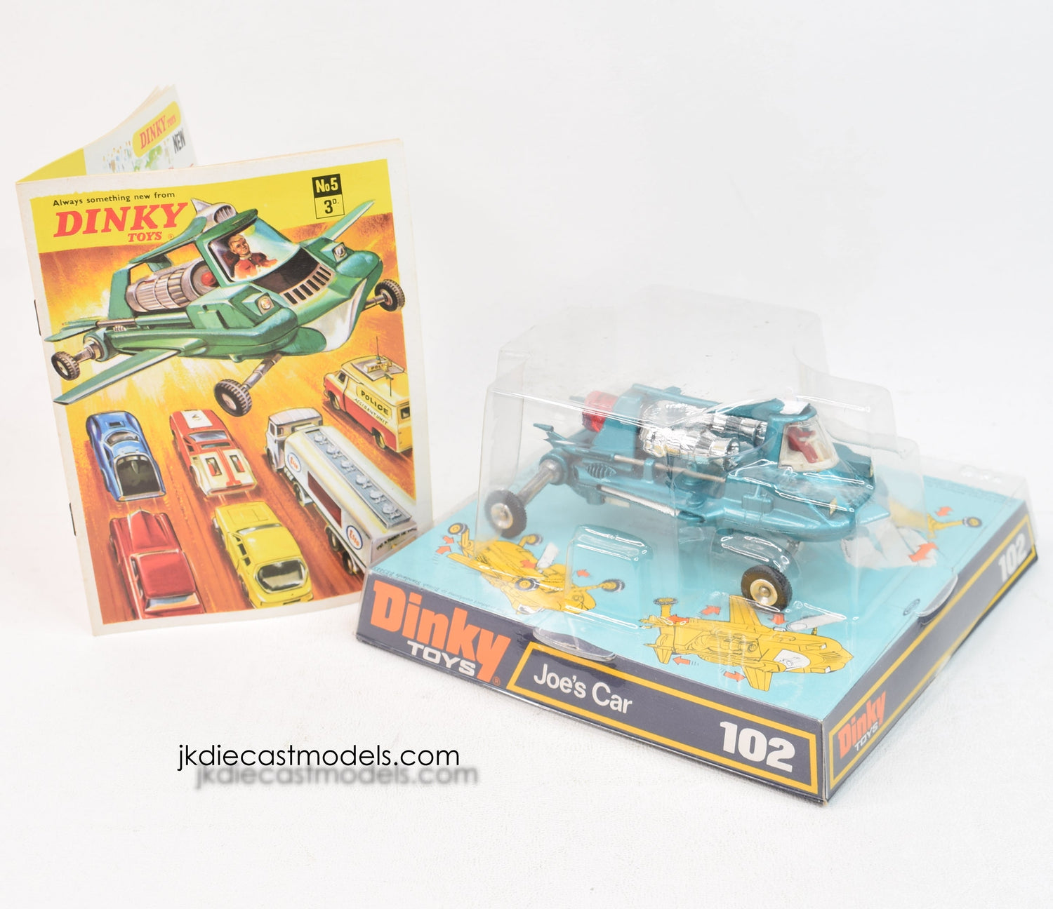 Dinky toy 102 Joe's Car Virtually Mint/Lovely box 'Llanellen' Collection
