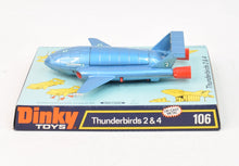 Dinky toy 106 Thunderbird 2 + 4 Virtually Mint/Lovely box 'Llanellen' Collection