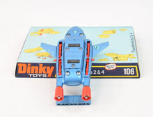 Dinky toy 106 Thunderbird 2 + 4 Virtually Mint/Lovely box 'Llanellen' Collection