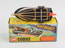 Corgi toys 107 Batboat Virtually Mint/Nice box 'Kensington Collection'
