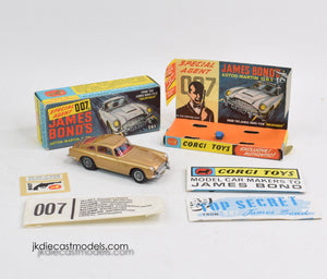 Corgi Toys 261 James Bond DB5 Very Near Mint/Boxed (Toffee Gold) 'Kensington Collection'