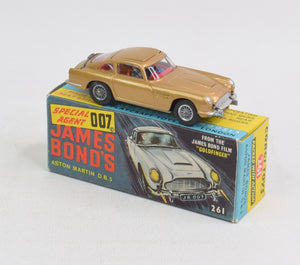 Corgi Toys 261 James Bond DB5 Very Near Mint/Boxed (Toffee Gold) 'Kensington Collection'