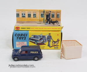 Corgi toys 448 B.M.C Mini Police Van with Tracker (Cast hubs) Virtually Mint/Nice box 'Kensington Collection'