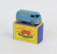Matchbox Lesney 34 VW RW/B2 box Virtually Mint/Nice box