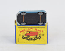 Matchbox Lesney 34 VW RW/B2 box Virtually Mint/Nice box