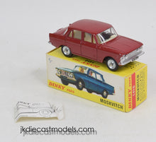 French Dinky Toys 1410 Moskvitch Virtually Mint/Boxed