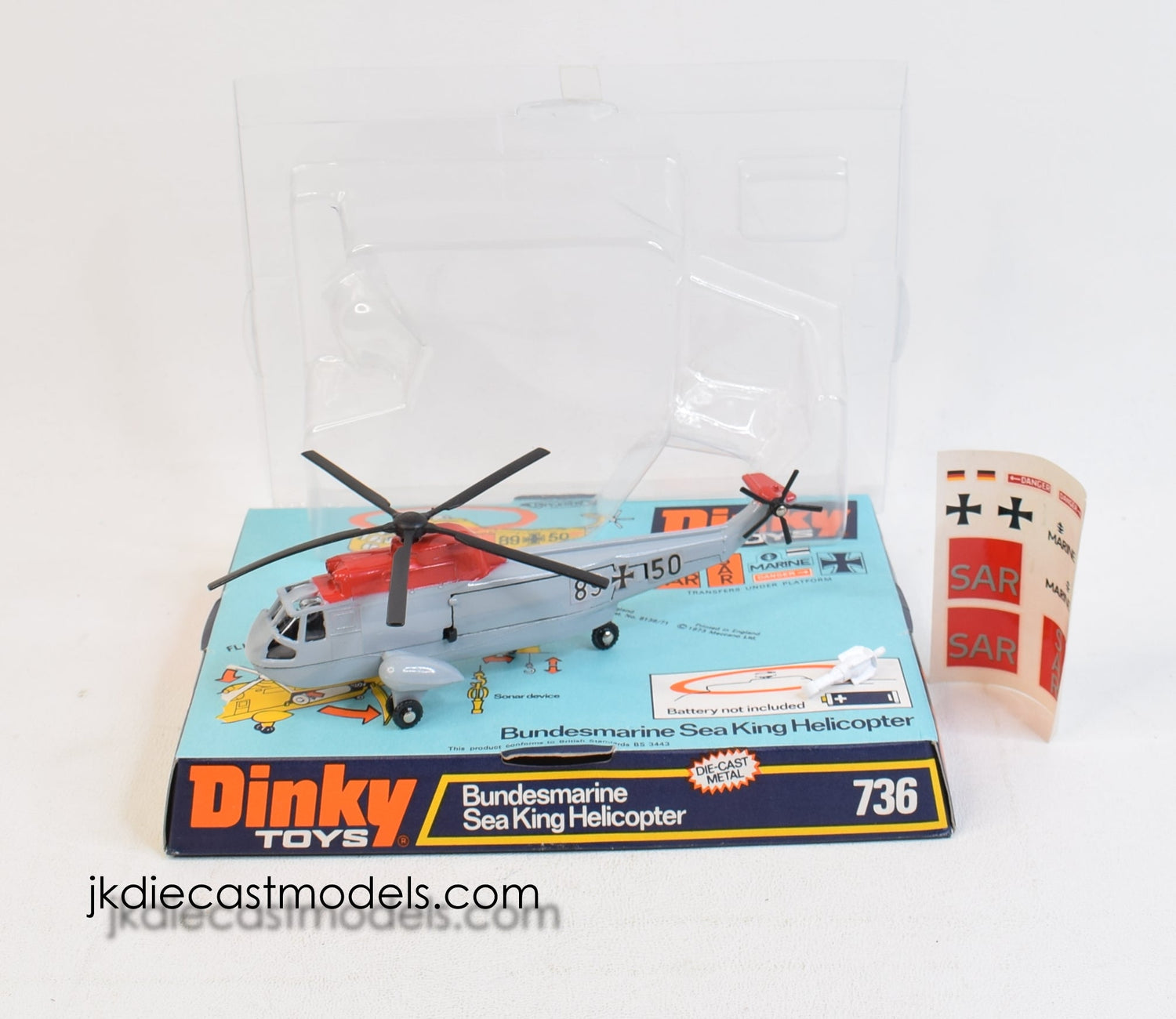 Dinky toys 736 Bundesmarine Sea King Helicopter Mint/Lovely box 'Llanellen' Collection