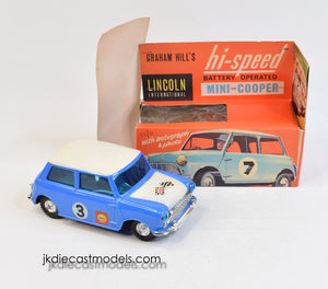 Lincoln International No.5981 - Graham Hill - Motorised Mini-Cooper Virtually Mint/Boxed 'Carlton' Collection