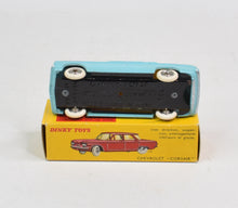 French Dinky Toys 552 Chevrolet Corvair Virtually Mint/Nice box (Caramel interior)