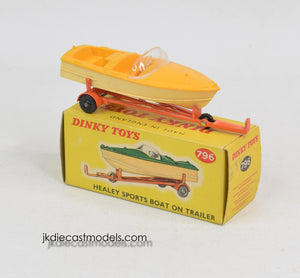 Dinky toy 796 Healey Sports Boat Mint/Nice box (2)