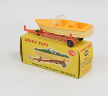 Dinky toy 796 Healey Sports Boat Mint/Nice box (2)