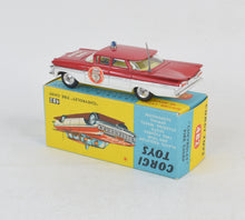 Corgi toys 482 'Chevrolet' Fire chief Virtually Mint/Boxed (Carlton)