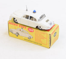 Dinky toys 269 Motorway Police Car Virtually Mint/Boxed