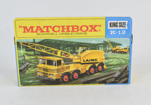 Matchbox King Size K-12 Scammell mobile crane Mint/Lovely box