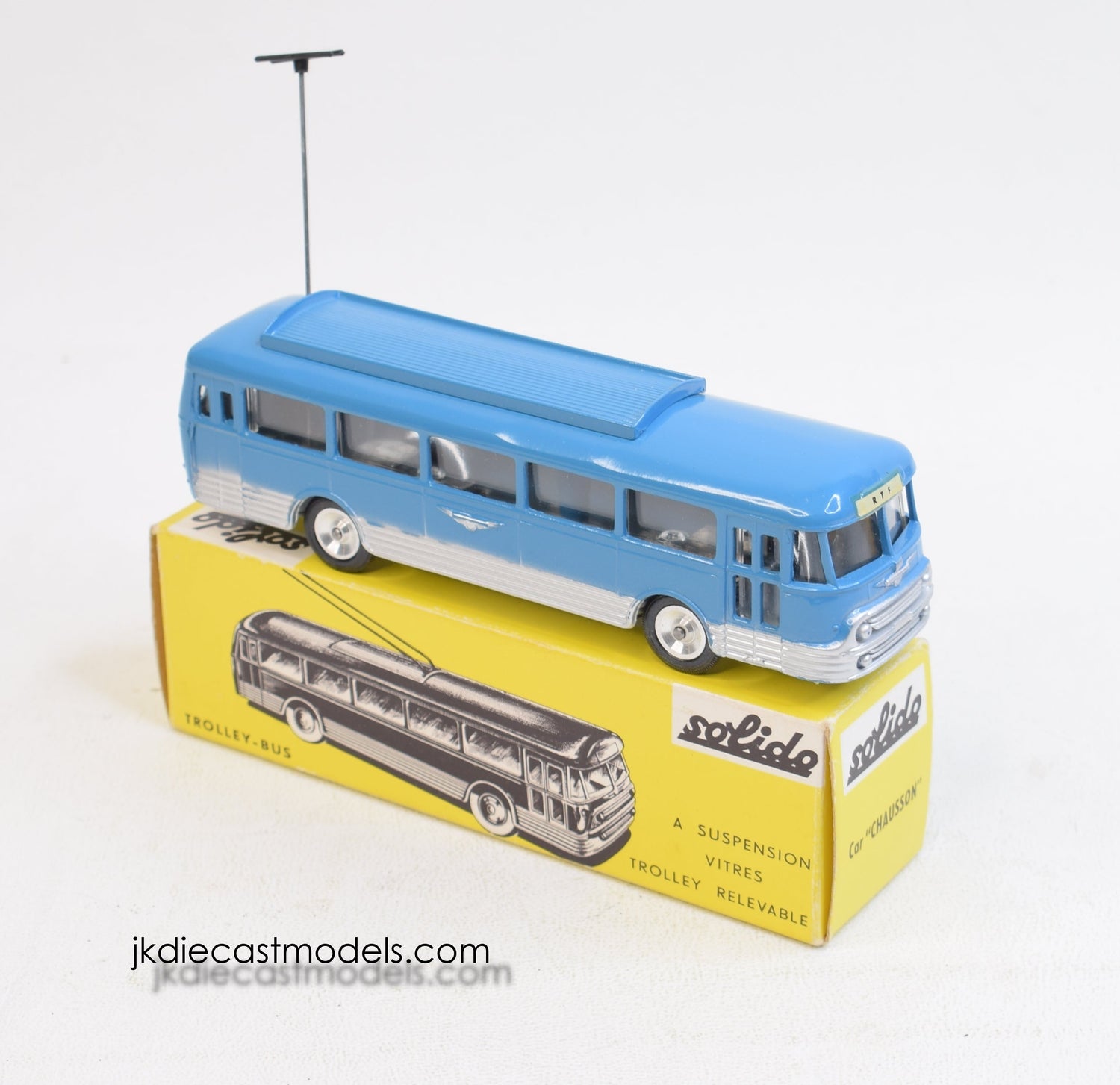 Solido 119 Car Chausson Trolley Bus Virtually Mint/Nice box (2 of 2)