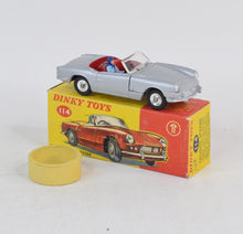 Dinky toy 114 Triumph Spitfire Virtually Mint/Nice box (MR)