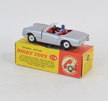 Dinky toy 114 Triumph Spitfire Virtually Mint/Nice box (MR)
