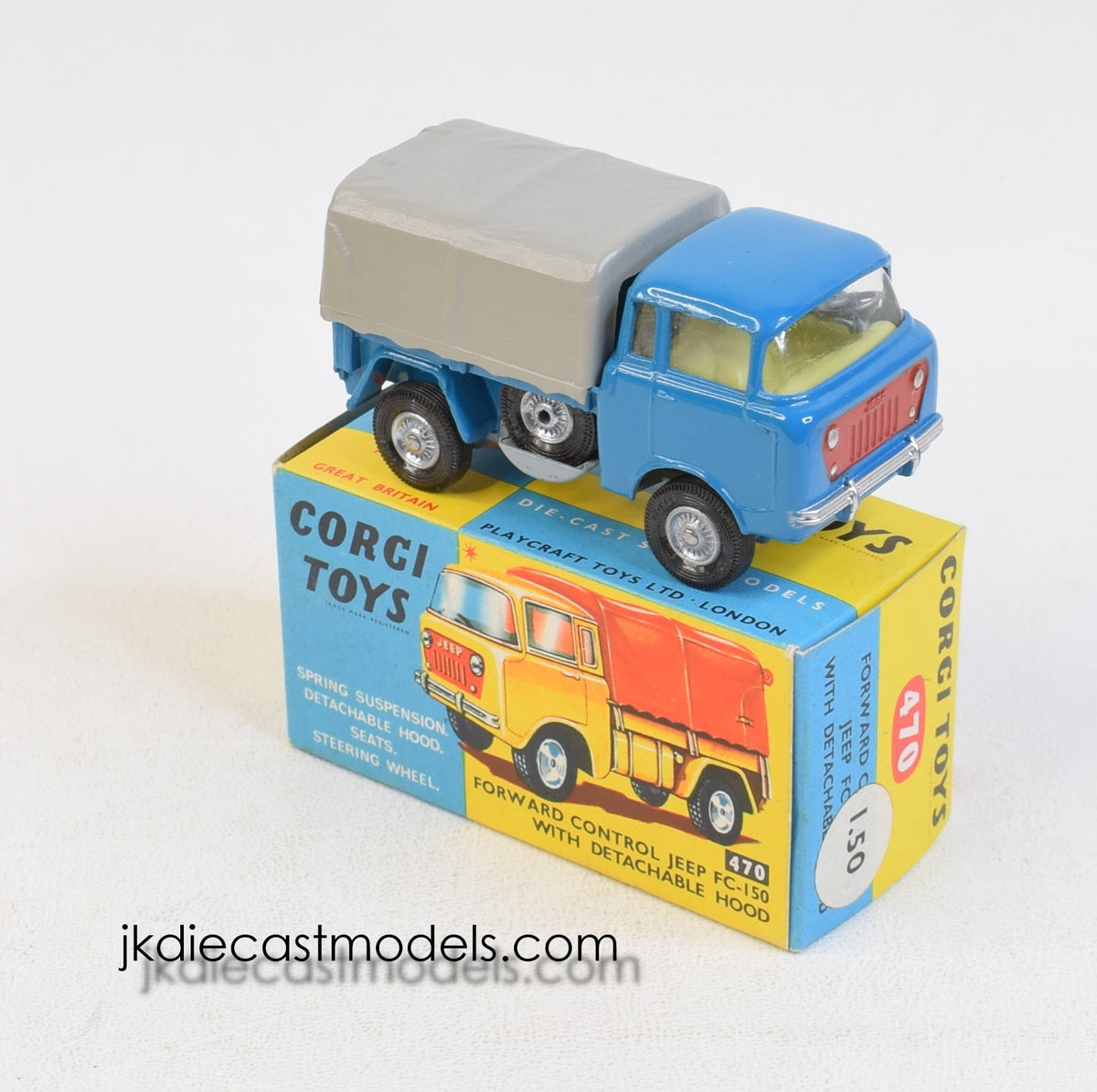 Corgi toys 470 Forward Control FC-150 with hood Virtually Mint/Boxed 'Blue & Yellow' Collection