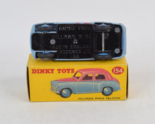 Dinky Toys 154 Hillman Minx Virtually Mint/Nice box (MR)