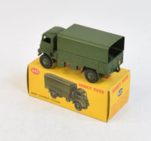 Dinky toys 623 Army Covered Wagon Virtually Mint/Nice box (MW)