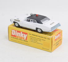 Dinky toys 251 U.S Pontiac Police car Virtually Mint/Boxed