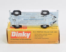 Dinky toys 251 U.S Pontiac Police car Virtually Mint/Boxed