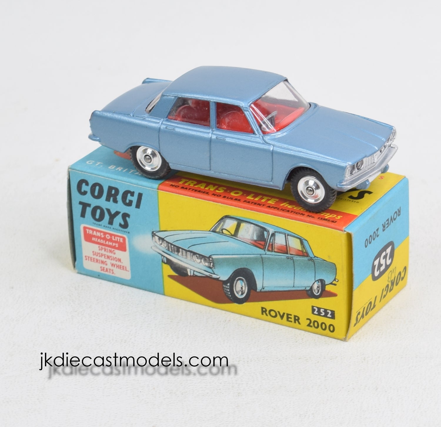 Corgi toys 252 Rover 2000 Virtually Mint/Lovely box – JK DIE-CAST