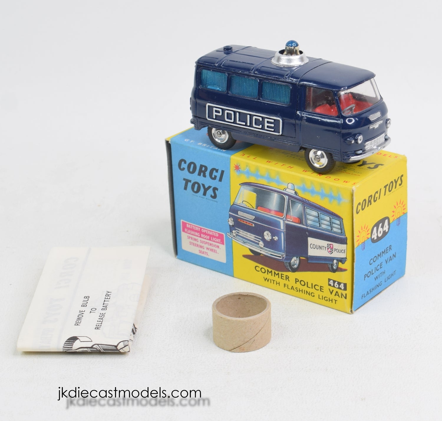 Corgi Toys 464 Commer Police Virtually Mint/Nice box