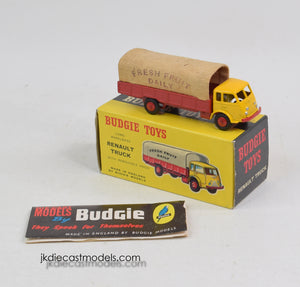 Budgie toys Renault Fruit truck Virtually Mint/Nice box