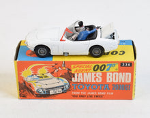 Corgi toys 336 James Bond Toyota Virtually Mint/Boxed 'Llanellen' Collection
