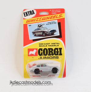 Corgi Junior 1001 James Bond Aston Martin DB6 Mint/Blistered (Black shallow rebate 5 spoke)