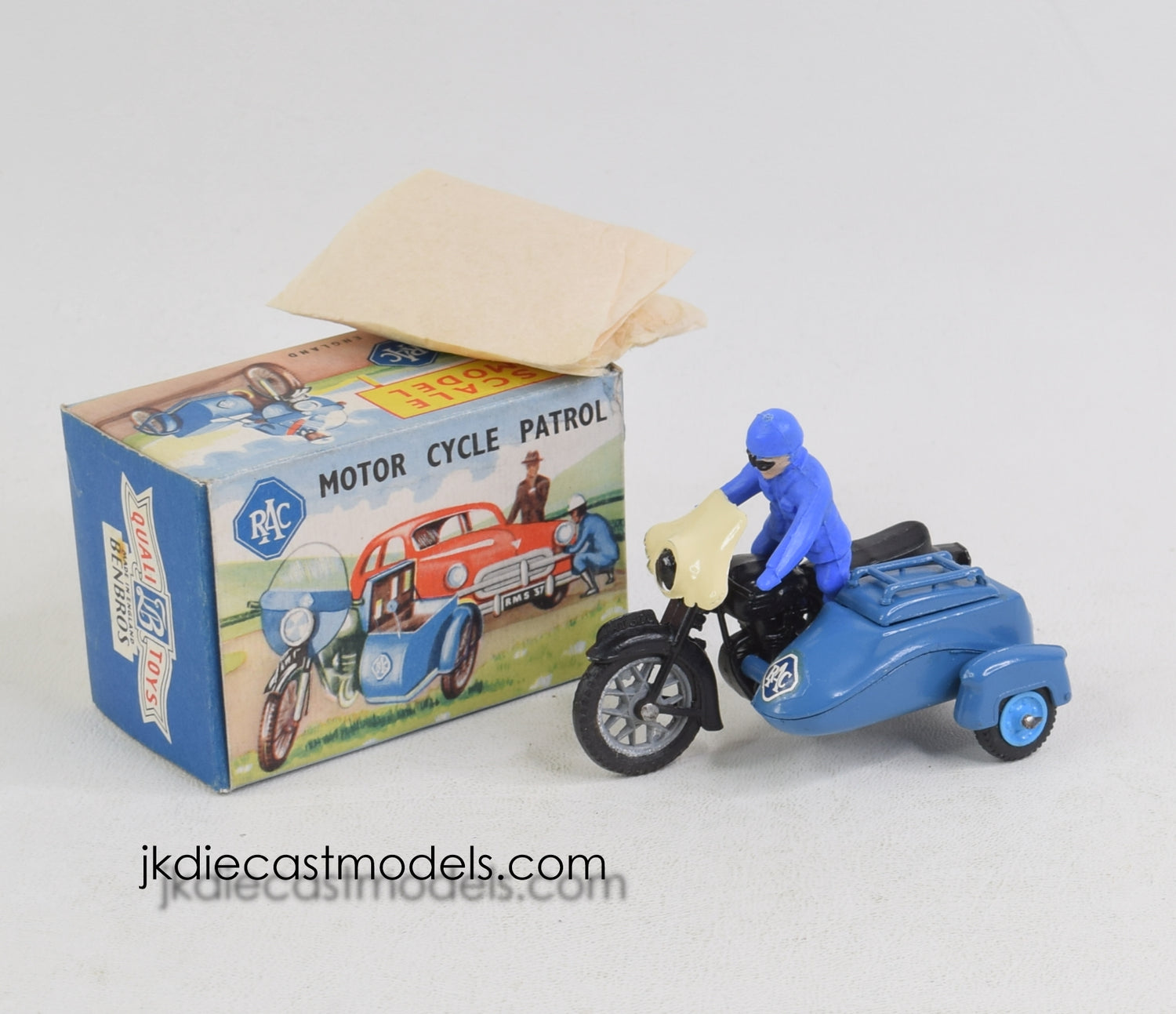 Benbros RAC Motor cycle patrol Virtually Mint/Boxed 'Carlton Collection'