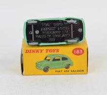 Dinky Toys 183 Fiat 600 Virtually Mint/Nice box (MR)