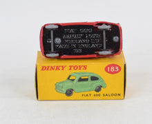 Dinky Toys 183 Fiat 600 Virtually Mint/Nice box (MR)