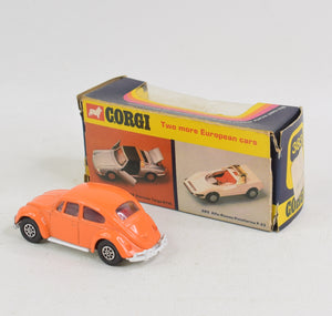 Corgi toys 383 VW 1200 Beetle Virtually Mint/Boxed (Red int) 'Weslake Collection'