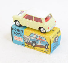 Corgi toys 227 Mini-Cooper Competition Virtually Mint/Boxed