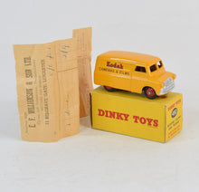 Dinky Toys 480 Bedford 'Kodak' Virtually Mint/Nice box (With original receipt) (MR)