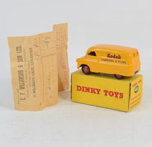 Dinky Toys 480 Bedford 'Kodak' Virtually Mint/Nice box (With original receipt) (MR)