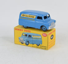 Dinky Toys 481 Bedford 'Ovaltine' Virtually Mint/Nice box (MR)